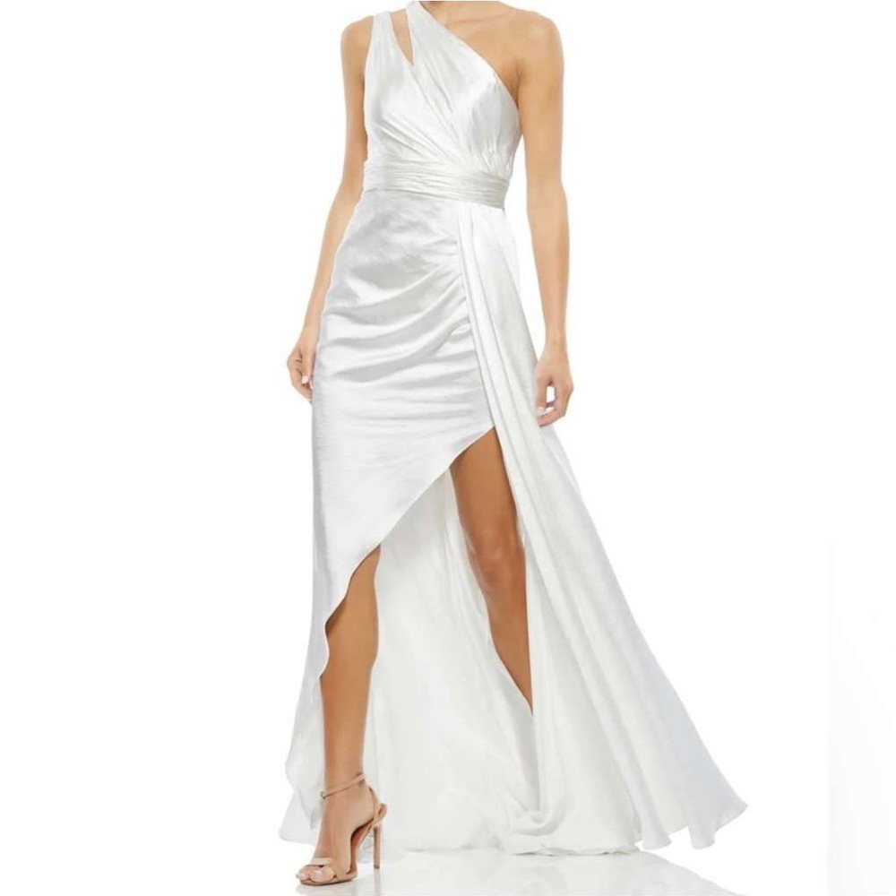Ieena Max Duggal Double Strapped Assymetrical Dress